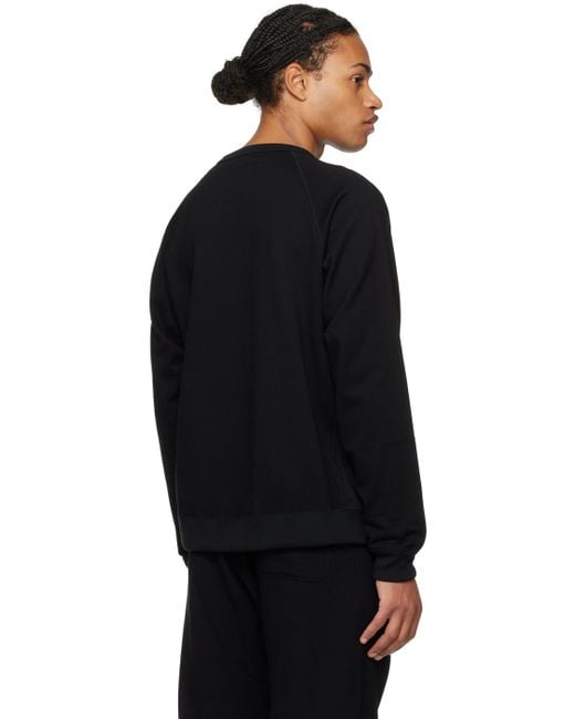 Nanamica Black Crewneck Sweatshirt for men