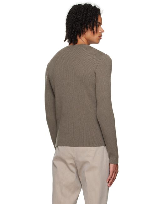 Our Legacy Multicolor Gray Compact Sweater for men