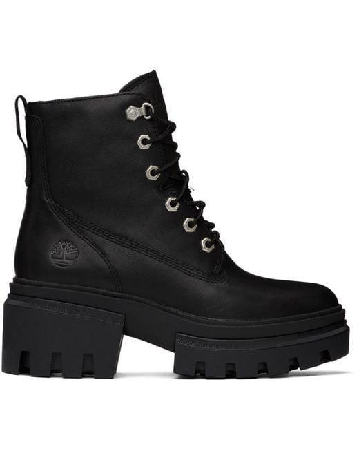 Timberland Black Everleigh 6 Lace-up Boot