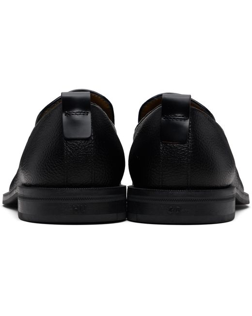 HUGO Black Tassel Loafers for men