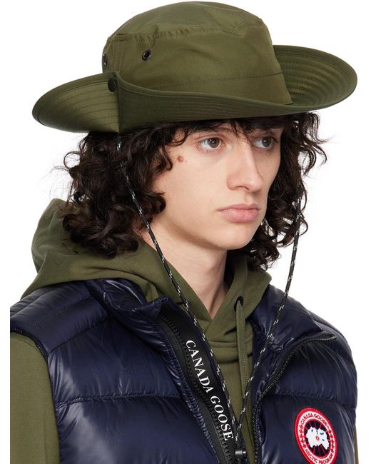 Canada Goose Green Khaki Venture Hat for men