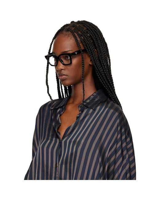 Prada Black Square Glasses