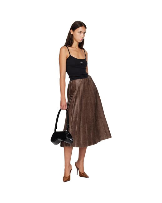 DIESEL Brown T-Hupy-Od Tank Top