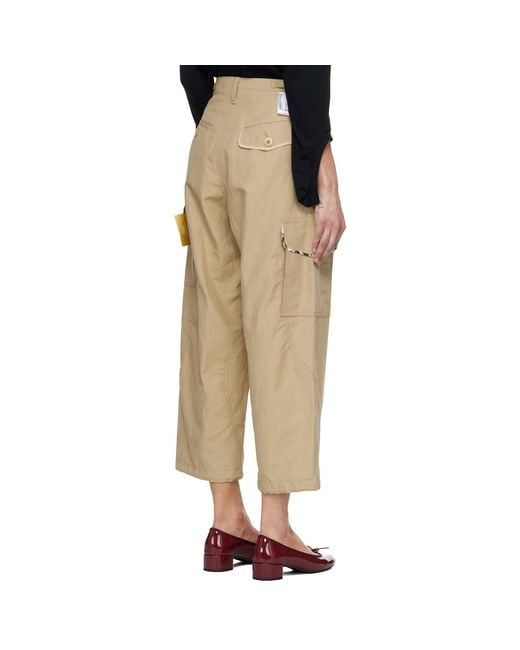 Undercover Natural Uc1F1509 Cargo Pants