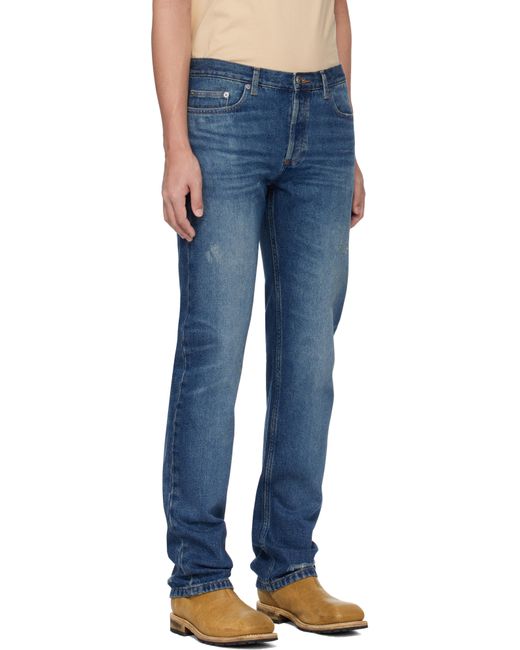 A.P.C. Blue New Standard Jeans for men