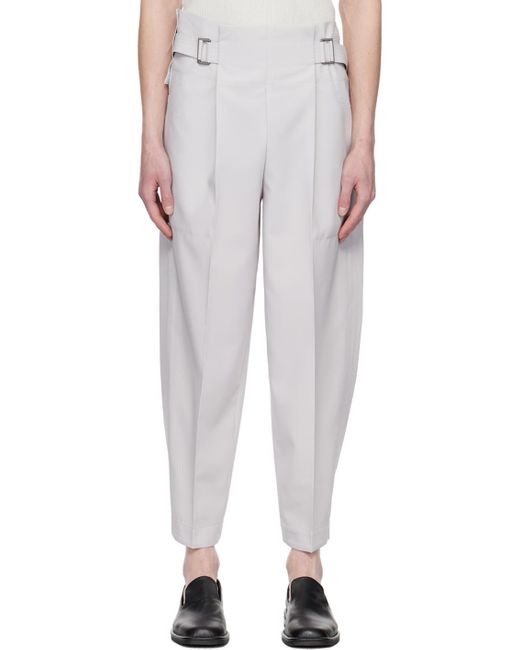 132 5. Issey Miyake Multicolor Flat Tuck Trousers for men