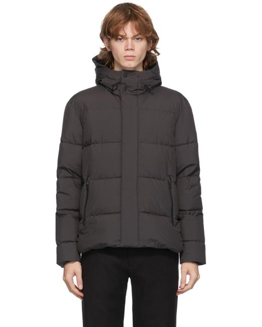 メンズ Herno グレー ダウン Gore Tex Stadium ジャケット グレー Lyst