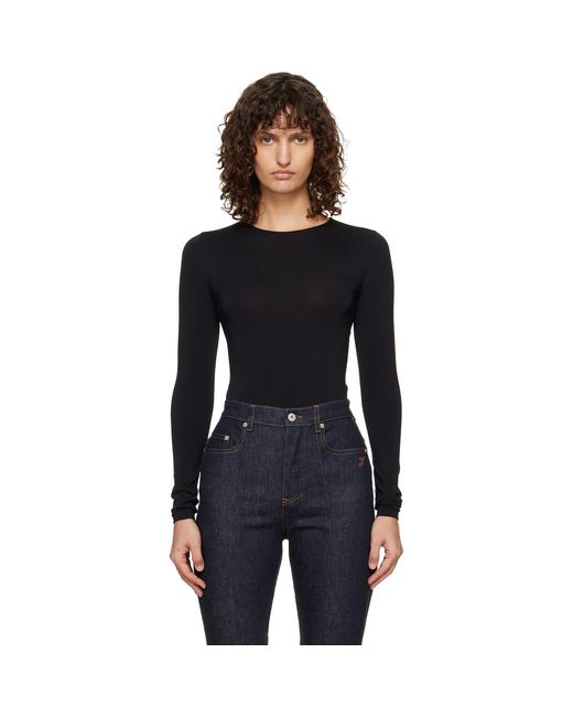 Wolford Black Berlin Bodysuit