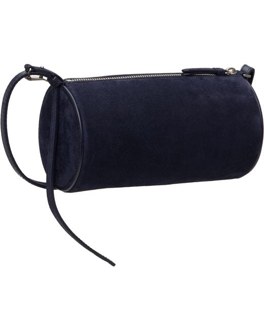 Proenza Schouler Blue Crossbody Silo Suede Bag