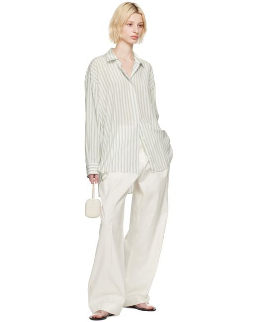 The Row Off-white Bufus Trousers
