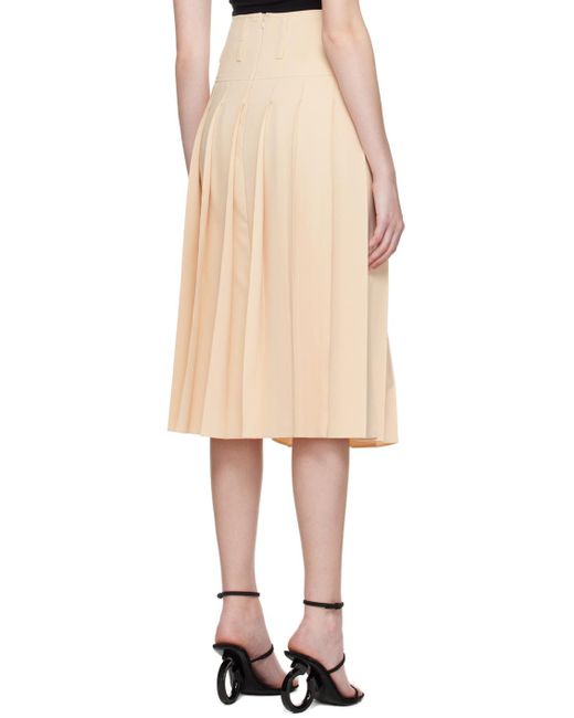 Beaufille Natural Devi Midi Skirt