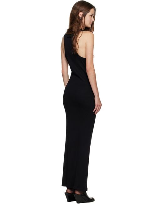 Jean Paul Gaultier Black 'The Piercing' Maxi Dress