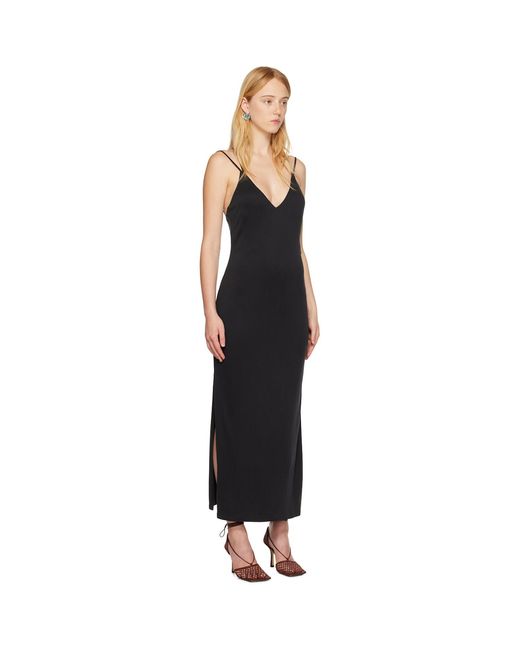 Third Form Black Form Cross Back Midi Dress