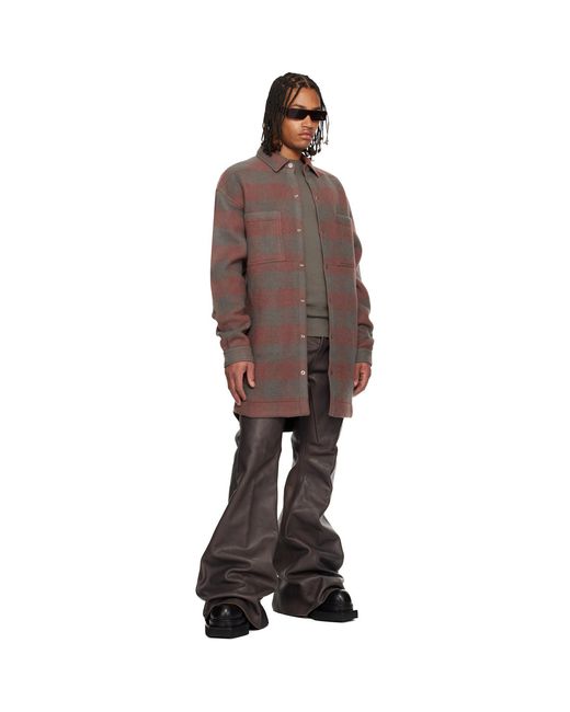 Rick Owens Black Concordians Runway Bolans Leather Pants for men