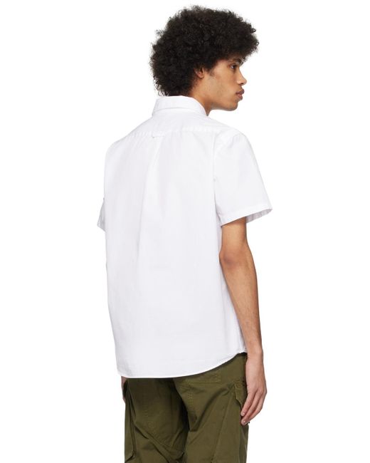 Belstaff White Scale Shirt for men