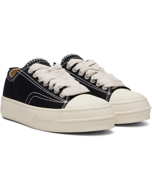 Represent Black Rep-Cap Sneakers for men