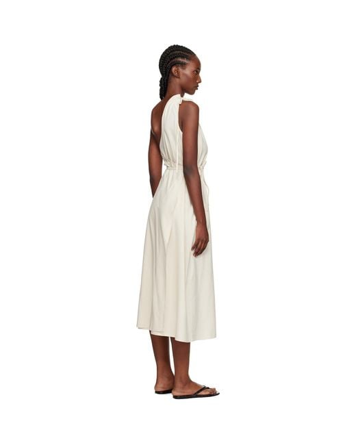 Baserange Black Off- View Midi Dress