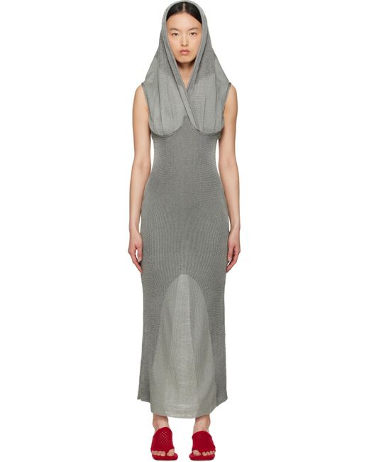 Isa Boulder Black Lowhood Maxi Dress