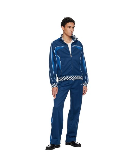 Casablanca Blue Cyber Track Pants for men