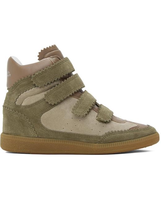 Isabel Marant Multicolor Taupe Bilsy Sneakers