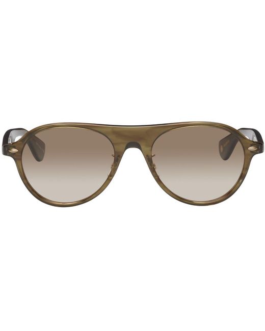 Garrett Leight Black Lady Eckhart Sunglasses for men
