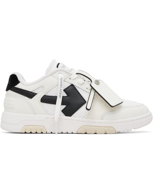 Off-White c/o Virgil Abloh Black Slim 'Out Of Office' Sneakers for men