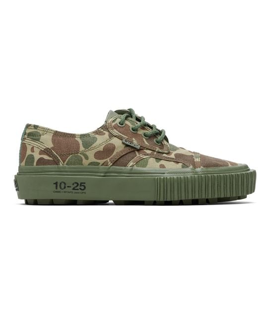 (w)taps Green Khaki Vans & Oamc Edition Seylynn Sneakers for men