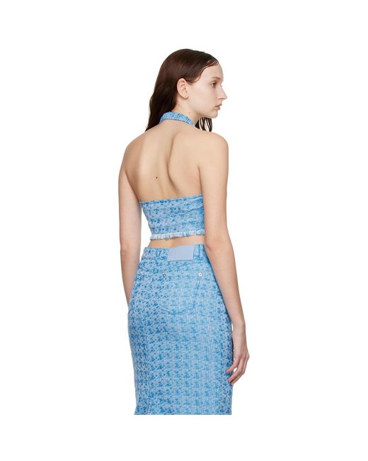 Staud Blue Becca Top