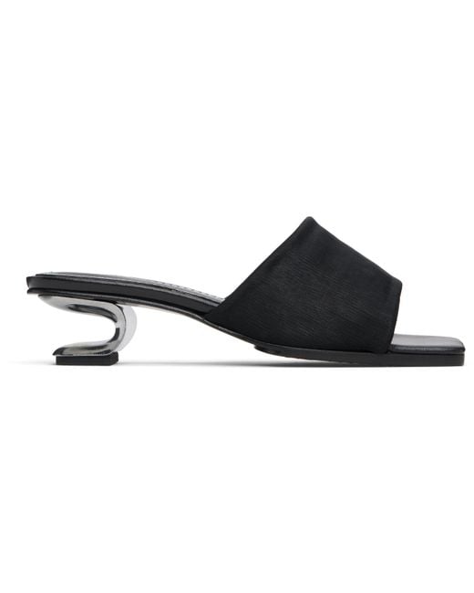 Nicole Saldanã Black Sarah Heeled Sandals
