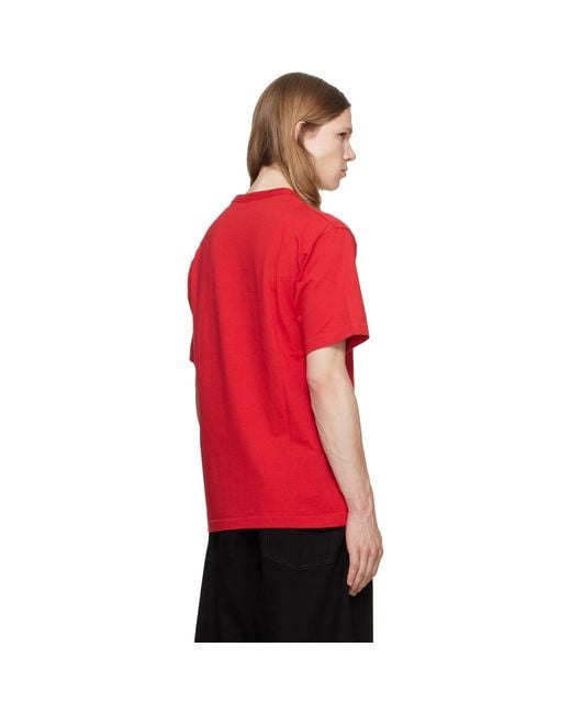 KENZO Red Paris Jumping Tiger' T-Shirt for men