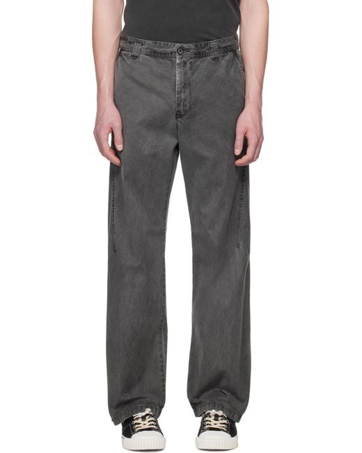 DIESEL Black P-Franck-A Trousers for men