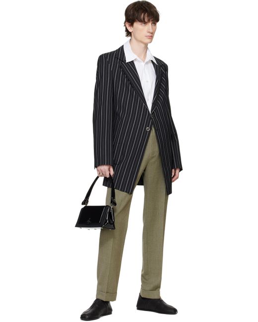メンズ Vivienne Westwood シルバー Solid Orb リング Metallic