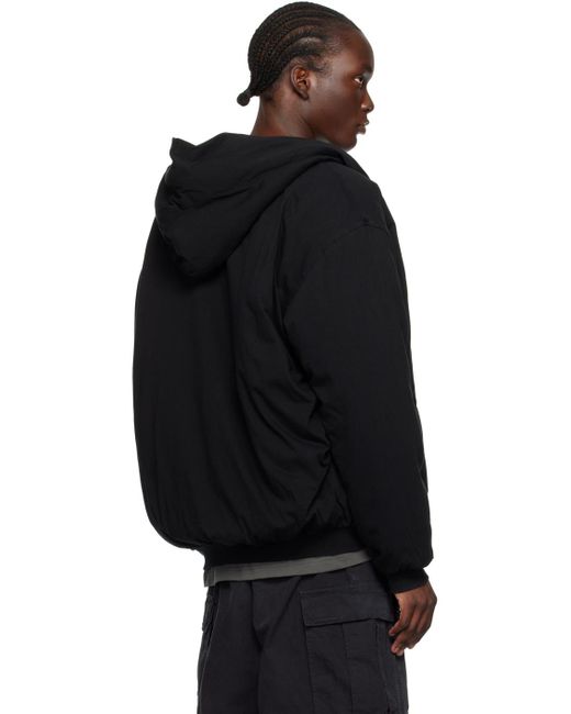 【関税込み】We11done ブラック パデッド フーディ メンズ we11done ブラック パデッド フーディ ブラック | Lyst