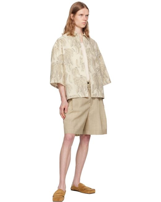 メンズ Jacquemus ベージュ La Croisière 'The Fernando' ショートパンツ Natural