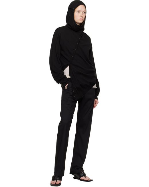 Post Archive Faction PAF Black 8.0 Center Knit Hoodie