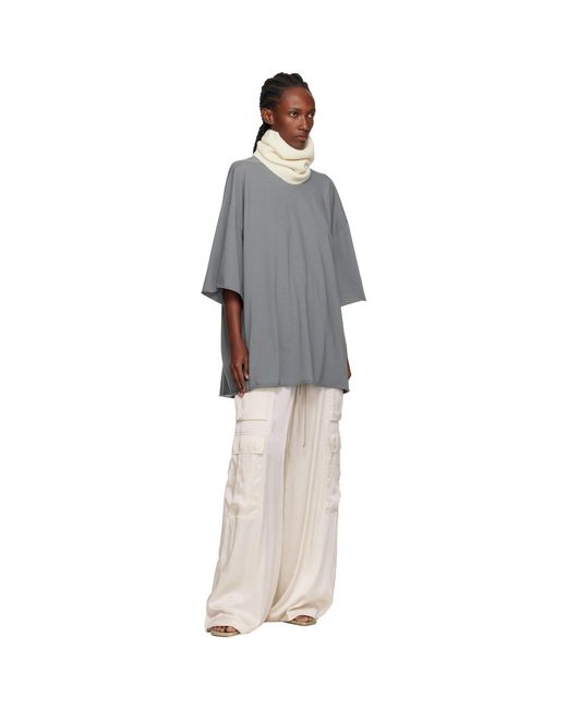 Rick Owens Natural Off- Concordians Tube Scarf
