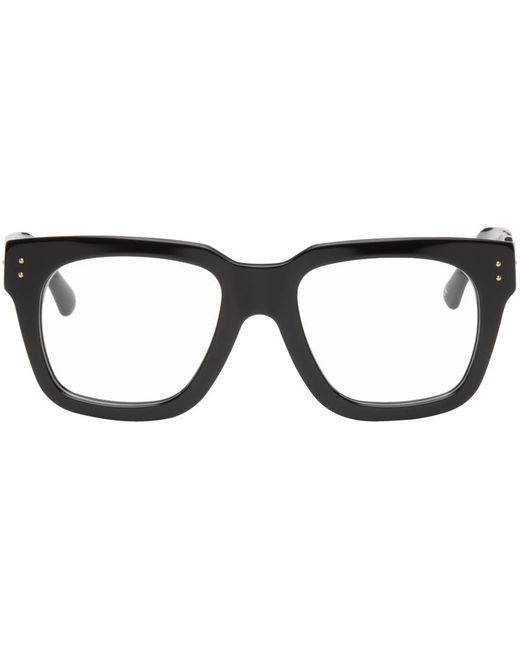Linda Farrow Black Max Glasses for men