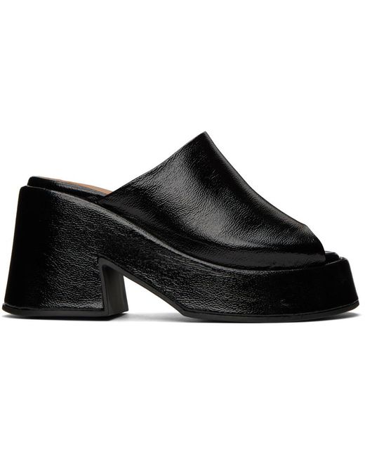 Ganni Black Retro Sandals Lyst
