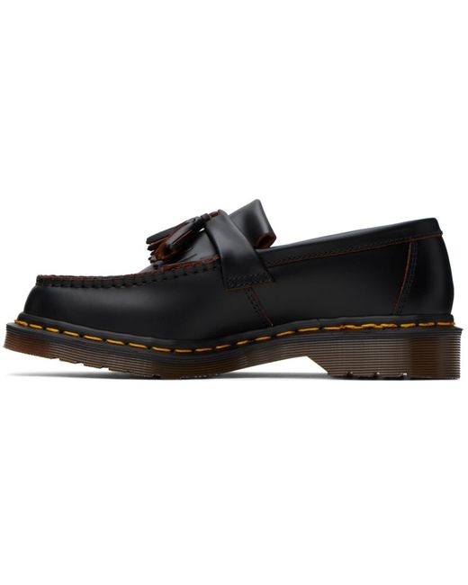 Dr. Martens Black 'made In England' Adrian Loafers for men