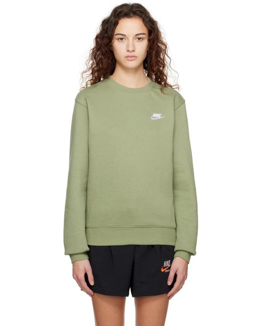 Nike Green Embroidered Sweatshirt