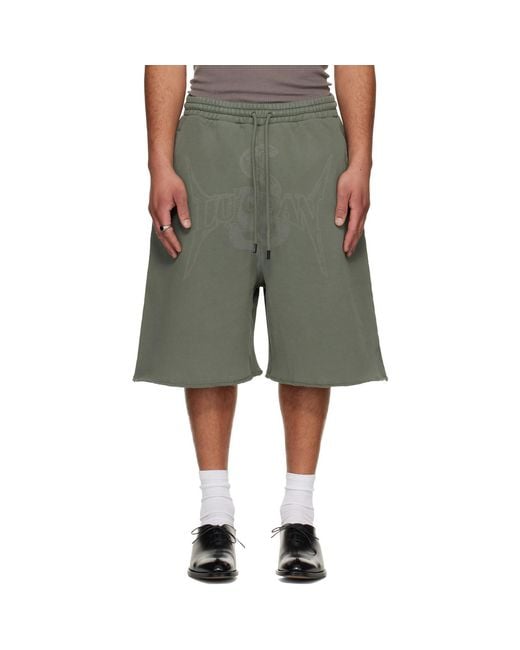 Lu'u Dan Green Zoku Shorts for men