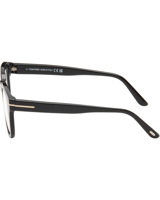 Tom Ford Black Block Soft Square Light Optical Glasses for men