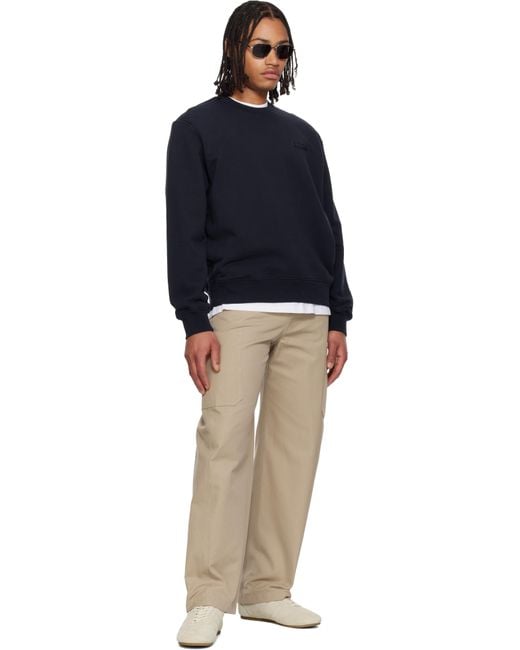 Givenchy Blue Paris' Gros Grain Sweatshirt for men