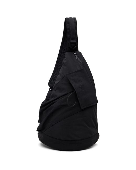 Y-3 Black Utility Sling Bag for men