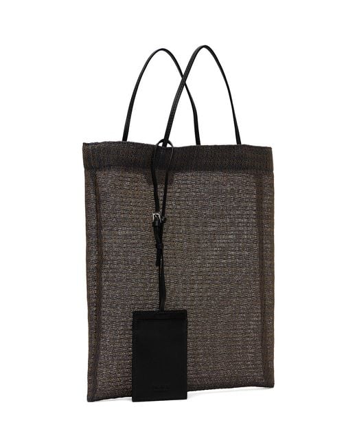 The Row Black Barn Mini Tote