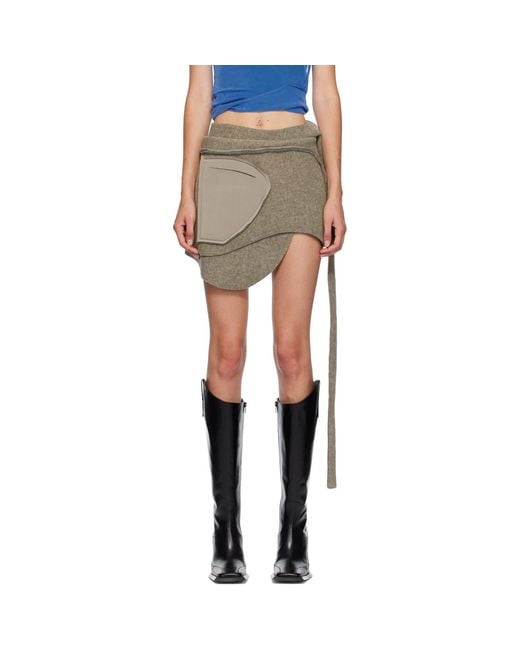 OTTOLINGER Black Scuba Miniskirt