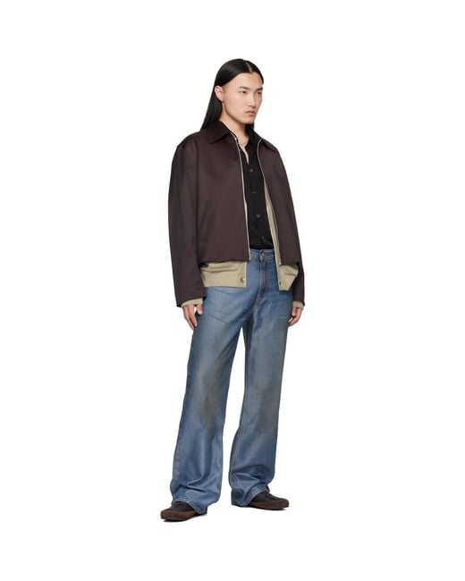 Our Legacy Blue Carlson Cut Jeans for men