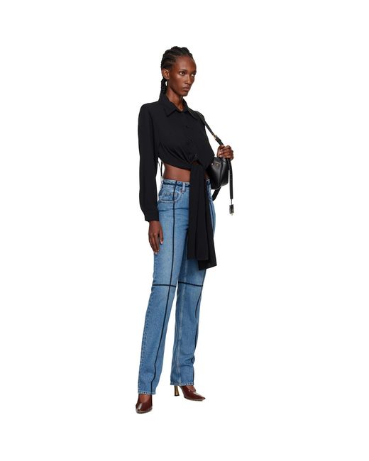 MM6 by Maison Margiela Black Dual-Wear Shirt