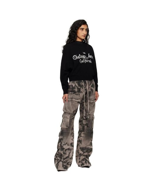 Amiri Black Chateau Sweater