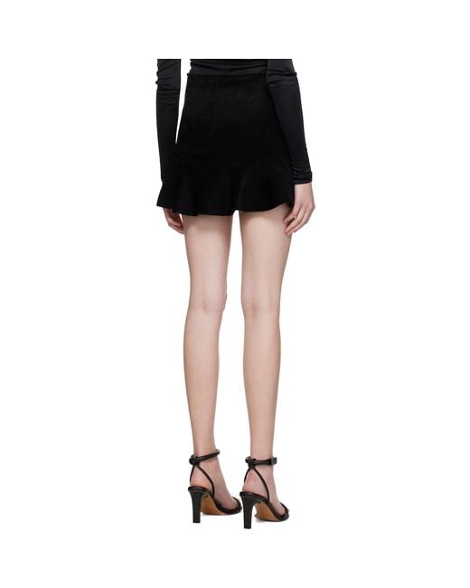 Isabel Marant Black Lenny Miniskirt